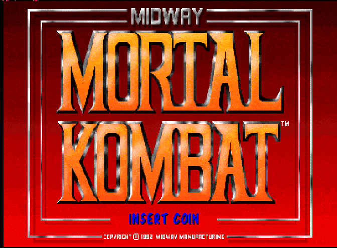 Mortal Kombat (rev 2.0 08+18+92) Title Screen
